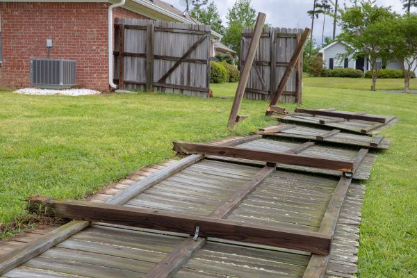Broken Fence Repair in Alexandria