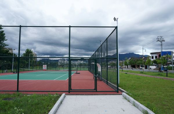 Tennis Court Fence Replacement in Alexandria