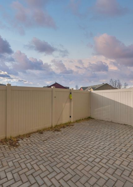 Tan PVC Fence Installation Service