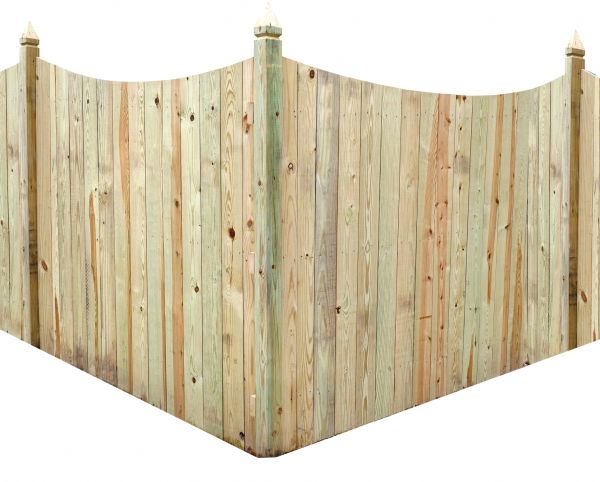Scalloped Fence Installation in Alexandria